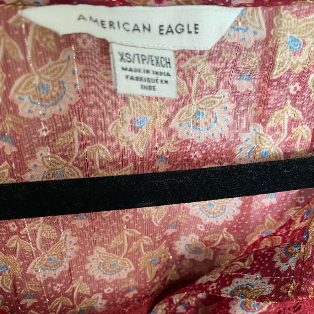 American Eagle Patterned Blouse - image 3